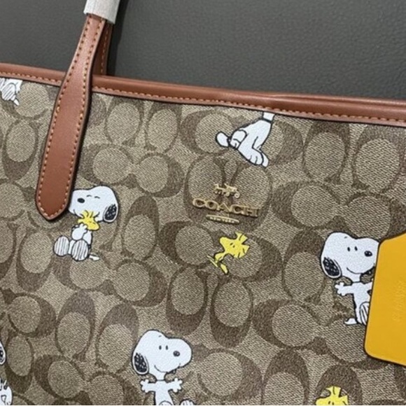Brand New Snoopy Tote Bag by Coach